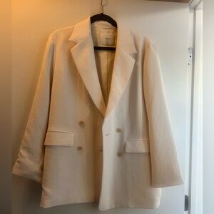 Aritzia Cream Blazer
